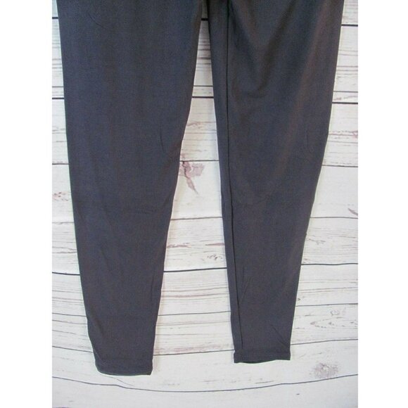 Conceited Women's Leggings One Size (24-30 x 26) Elastic Waist Solid Gray NWT - Picture 5 of 7